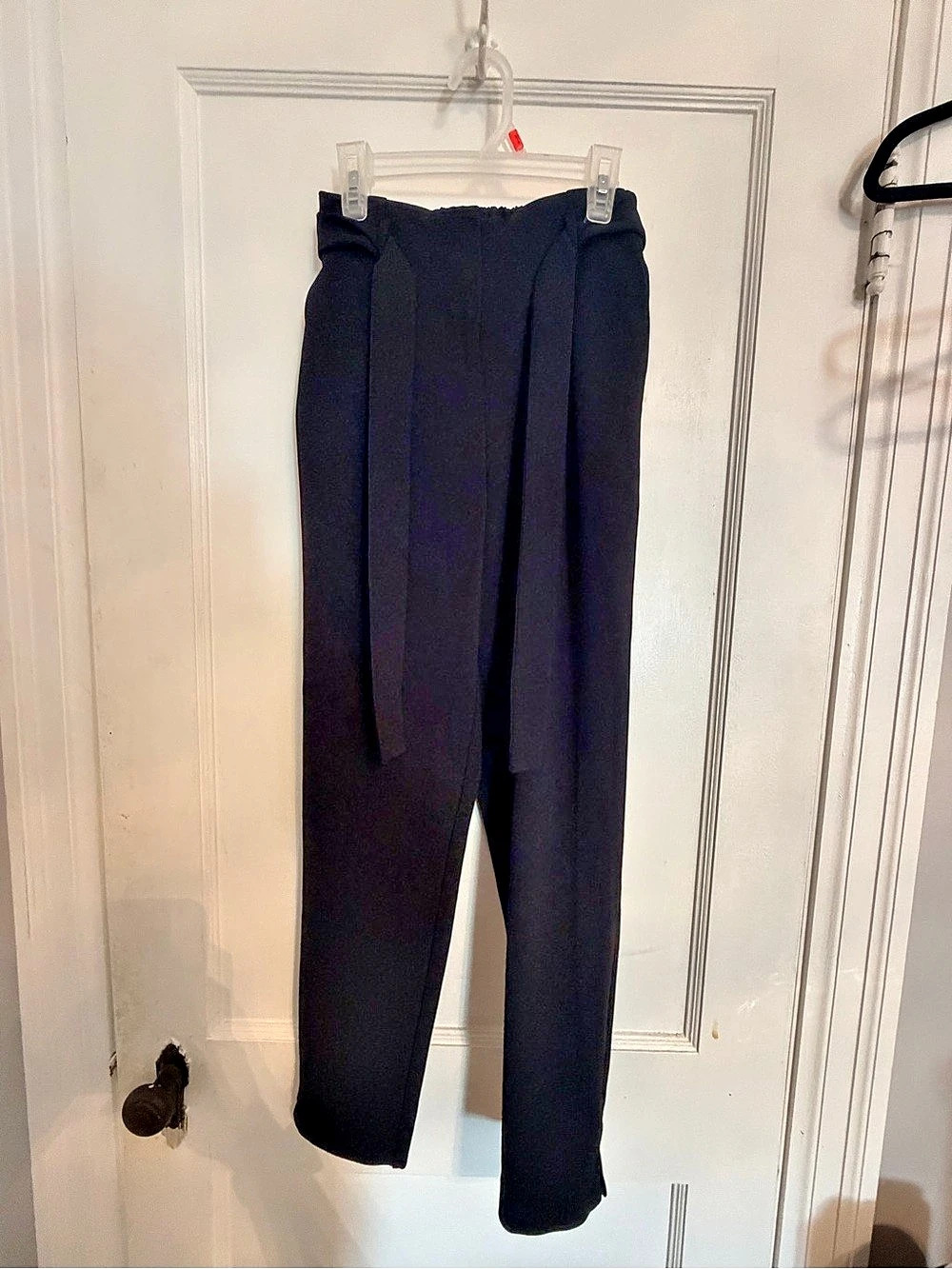 Ann Taylor Black Straight-Leg Trousers Size XS